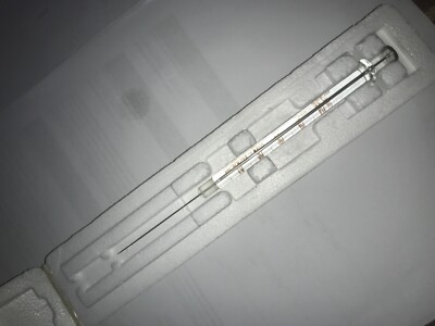 Gas chromatography glass syringe 50 microliter Hamilton 705