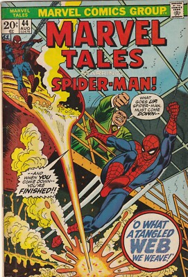 ''Marvel Tales Starring: Spider-Man!'' 44; August 1973; Marvel Comics Group: good