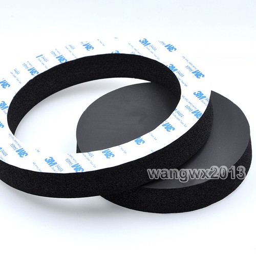 2pcs 6.5" inch Car Audio Universal Speaker Insulation Ring Soundproof Cotton Pad - Picture 2 of 7