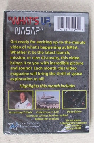 DVD - Documentary - What's Up NASA - 8/2012 - 9/2012 - 10/ 2012 - 3 DVD Set - Picture 6 of 6