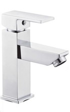 Rubinetto per lavandino miscelatore lavabo da bagno monoforo orientabile lucido