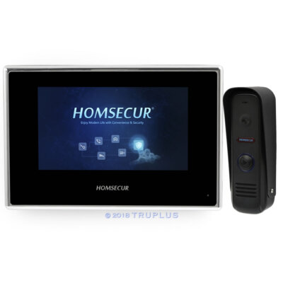 Homsecur Video Tür Sicherheit Gegensprechanlage mit Auto/Manueller Aufnahme Schnappschuss