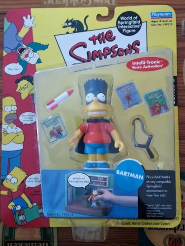 The Simpsons Bartman Series 5 World of Springfield Interactive Action Figure - Picture 1 of 2