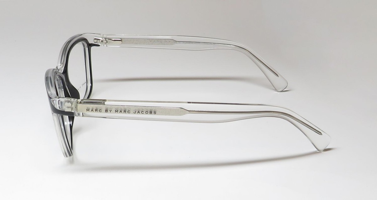 NEW MARC JACOBS 614 EYEGLASSES BLACK CAT EYE FULL-RIM 52-15