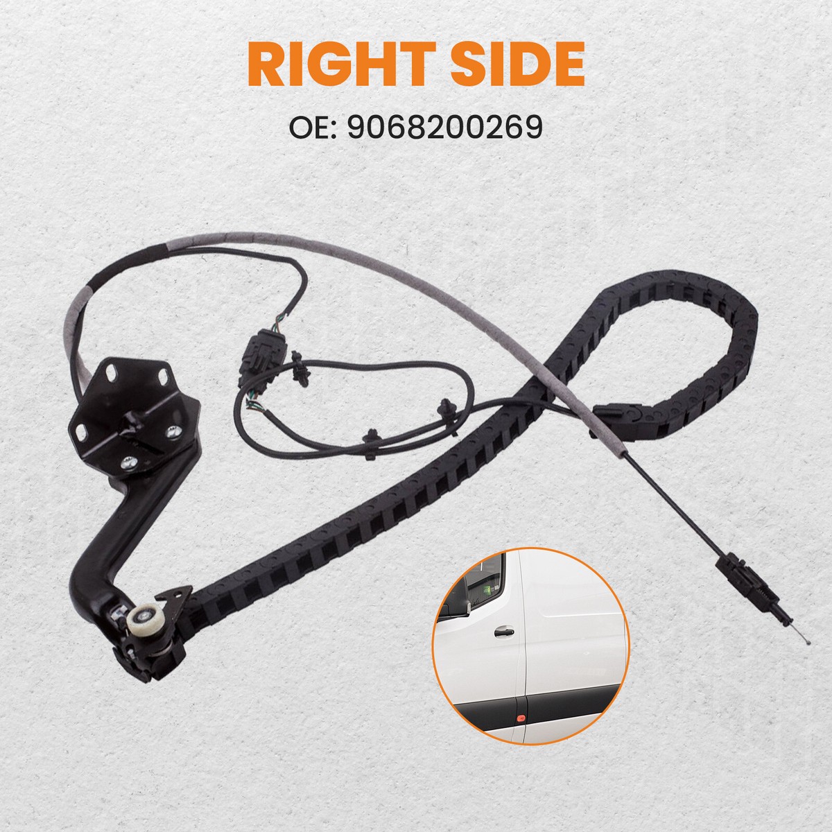 Sliding Door Cable Track right side for Mercedes-Benz All Sprinter