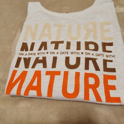CECIL Womens Long Sleeve Tee Shirt XXL 'On a Date with Nature'