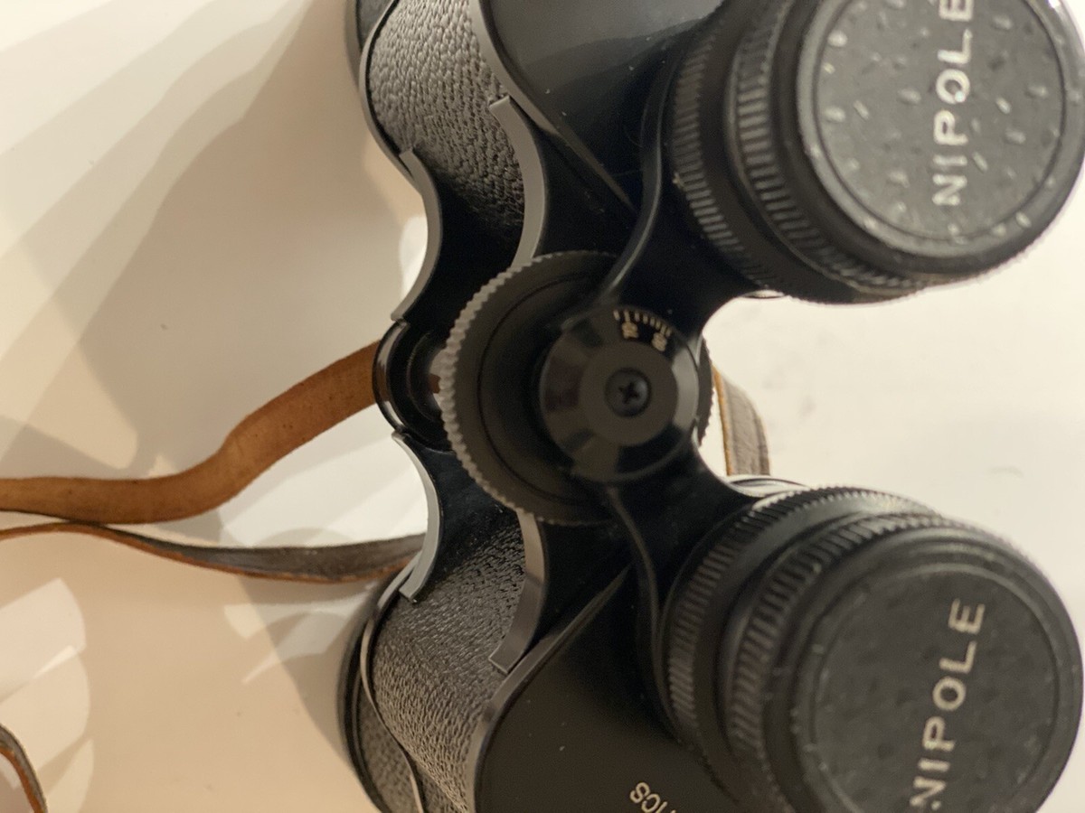 NIPOLE Binoculars 7X50 Field 71 De Luxe COATED OPTICS #Z-641097 w