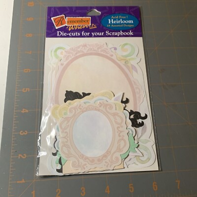 Remember When- Scrapbook Die Cuts Photo Frames Heirloom