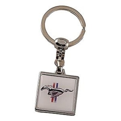 Mustang Tri-Bar Key Tag - Last One! Get FREE USA Shipping On This Rare Key Chain