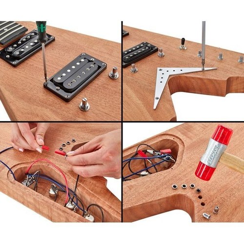 Harley Benton Victory DIY Electric Guitar Kit - Flying V - 第 5/10 張圖片