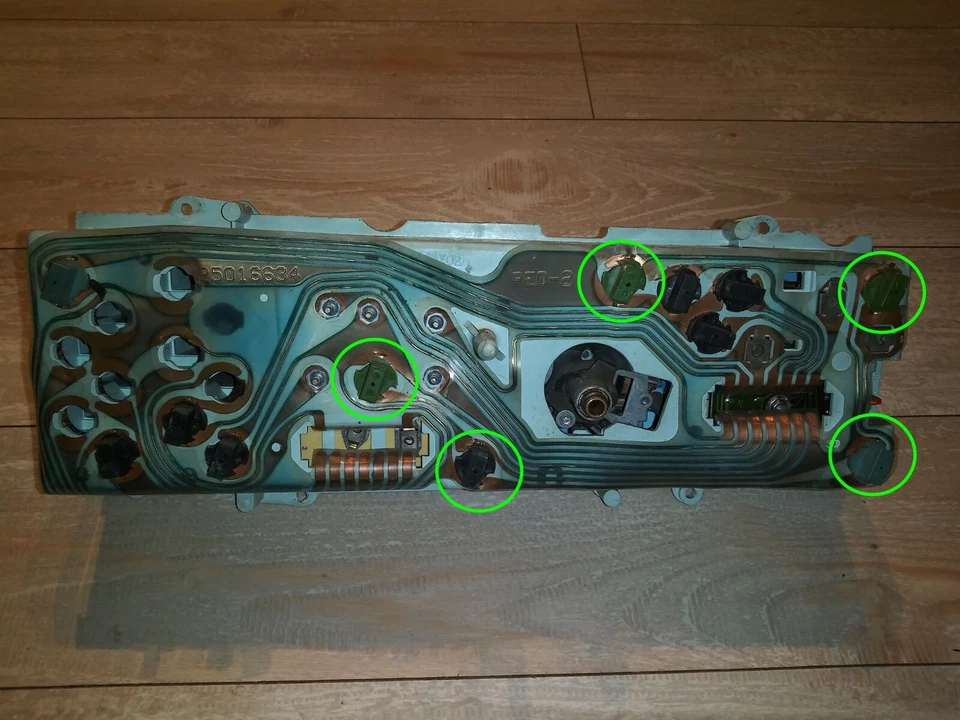 Cuadro de instrumentos LED azul hielo para Oldsmobile 78 88 Cutlass Tach Foto 2 de 2