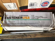 QTY 2  Fastener USA  DA21  2" ANGLE FINISH NAILS 15GA BRITE 4000ct  SHIPS FREE
