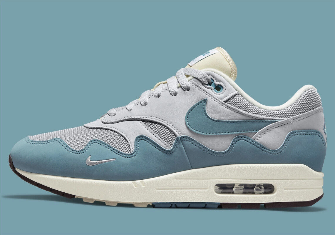 Nike Air Max 1 Patta Waves Noise Aqua DH1348-004 Men's New | eBay