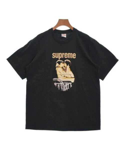 T shirt Supreme / coupé et cousu noir M 2200511659089