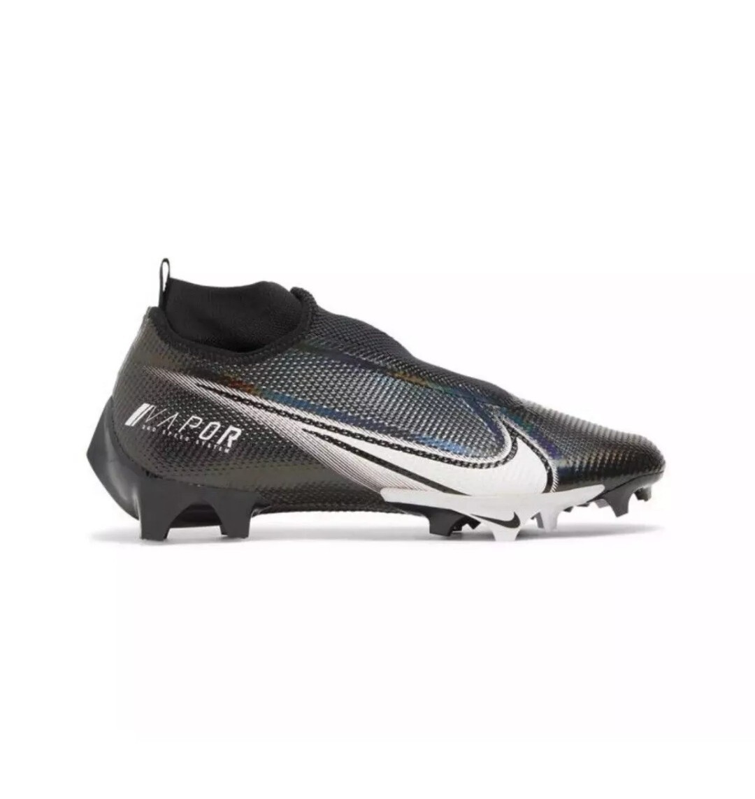 Nike Men Vapor Edge Pro 360 Football Cleats Black Iridescent 14