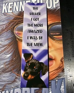 BABY MIN PIN MINIATURE PINSCHER PUPPY BOOKMARK BM#3 BOOK MARK DOG COLLECTIBLE