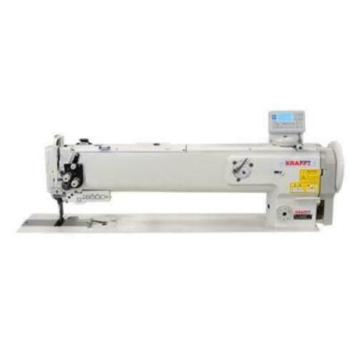 KRAFT KF-1560 - Machine à coudre à 2 aiguilles, triple alimentation, jeu de c
