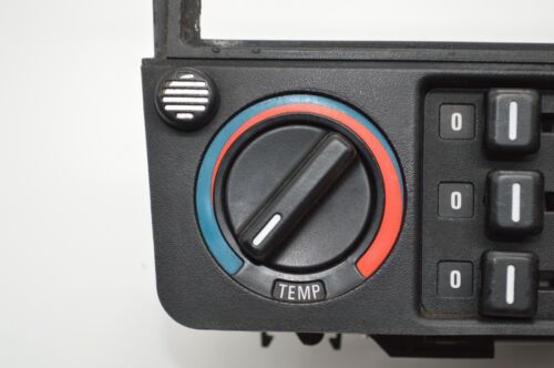 1988-91 BMW E30 325i 325is 325 318i 318is HVAC Climate Control Panel Radio Trim - Picture 6 of 8