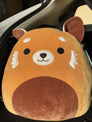 Squishmallow 16â Seth the Orange Panda NWTâS Plush | eBay