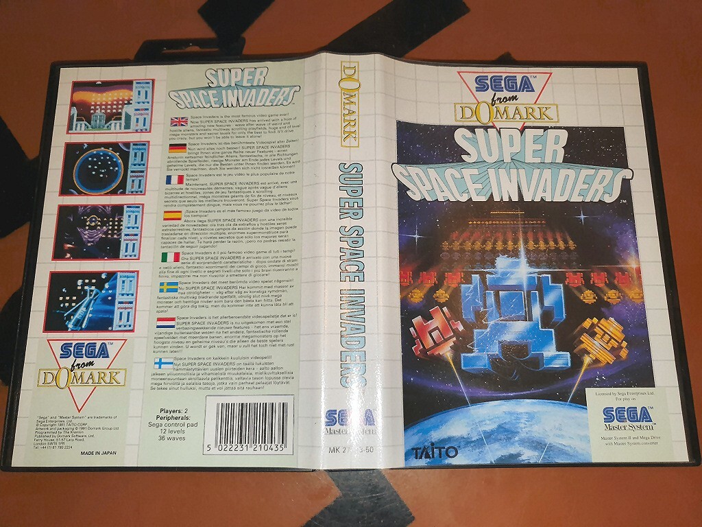 SEGA Master System - Super Space Invaders - Complet NEUF / MS Jeu