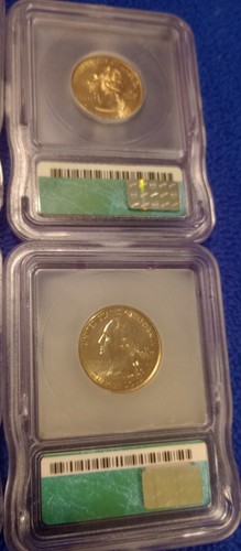 10 STATE QUARTERS LOT (2 EACH) P&D RI, NY, VT, NC,KY All 2000 ICG MS67 SLAB - Picture 15 of 24