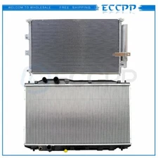 Aluminum Radiator & AC Condenser Cooling Kit For 2006-2011 Honda Civic 1.8L