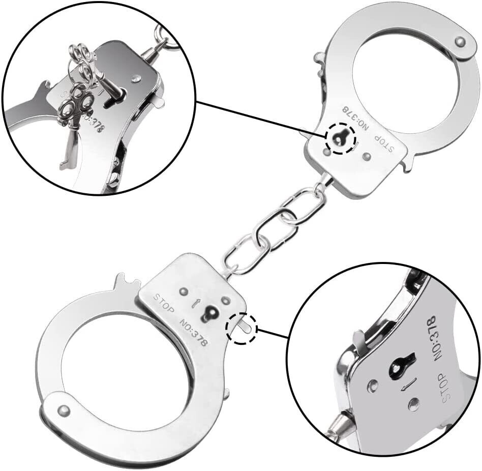 Bedsecret Handcuffs Double Lock steel Handcuff eBay
