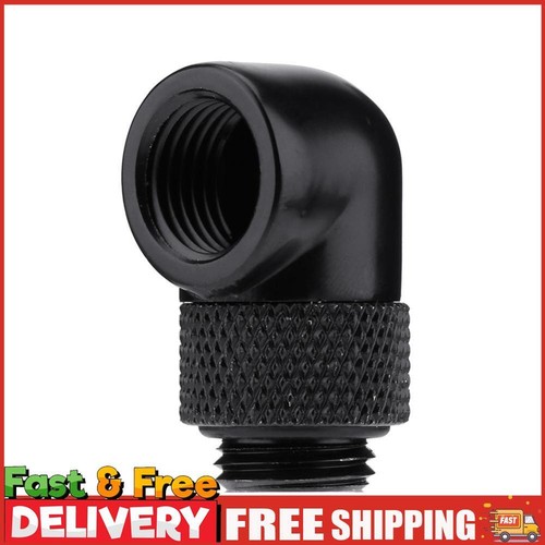 Connecteur adaptateur tube refroidissement eau rotatif 90 degrés filetage intérieur G1/4