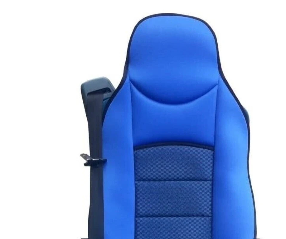 Juego de 2 fundas de asiento acolchadas premium azules para Volvo 16 Fh16 Fh12 Fl Fe Fm Foto 3 de 3