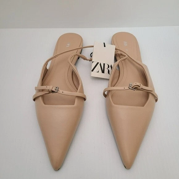 Zara nude deals flats