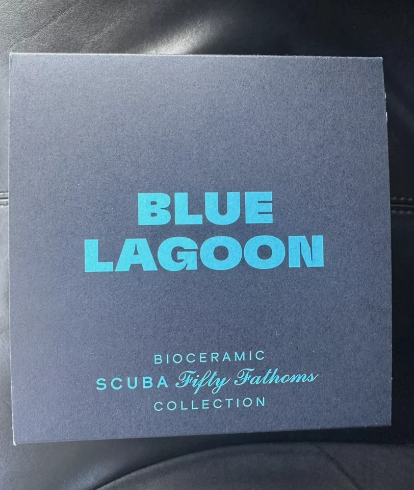 Blancpain X Swatch Fifty Fathoms Blue Lagoon ¡con recibo! Nuevo ENVÍO RÁPIDO Foto 2 de 3