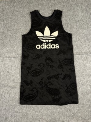 adidas tank dress black ADIDAS FLAME TANK DRESS