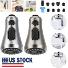 Universal Pressure Tap Nozzle Faucet Replacement Pull Down Faucet Spray Head USA