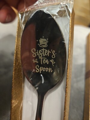 Sister's Tea Spoon In Gift Box Great Christmas Or Birthday Gift 