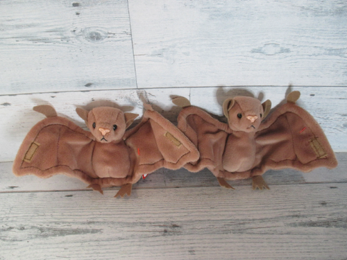 TY Beanie Baby Batty The Brown Bat 1996 - Retired 1999 - Mint - Stored, Not Used