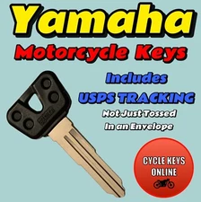 Yamaha Motorcycle ATV Scooter keys Cut to Code key for codes F39810-F59597
