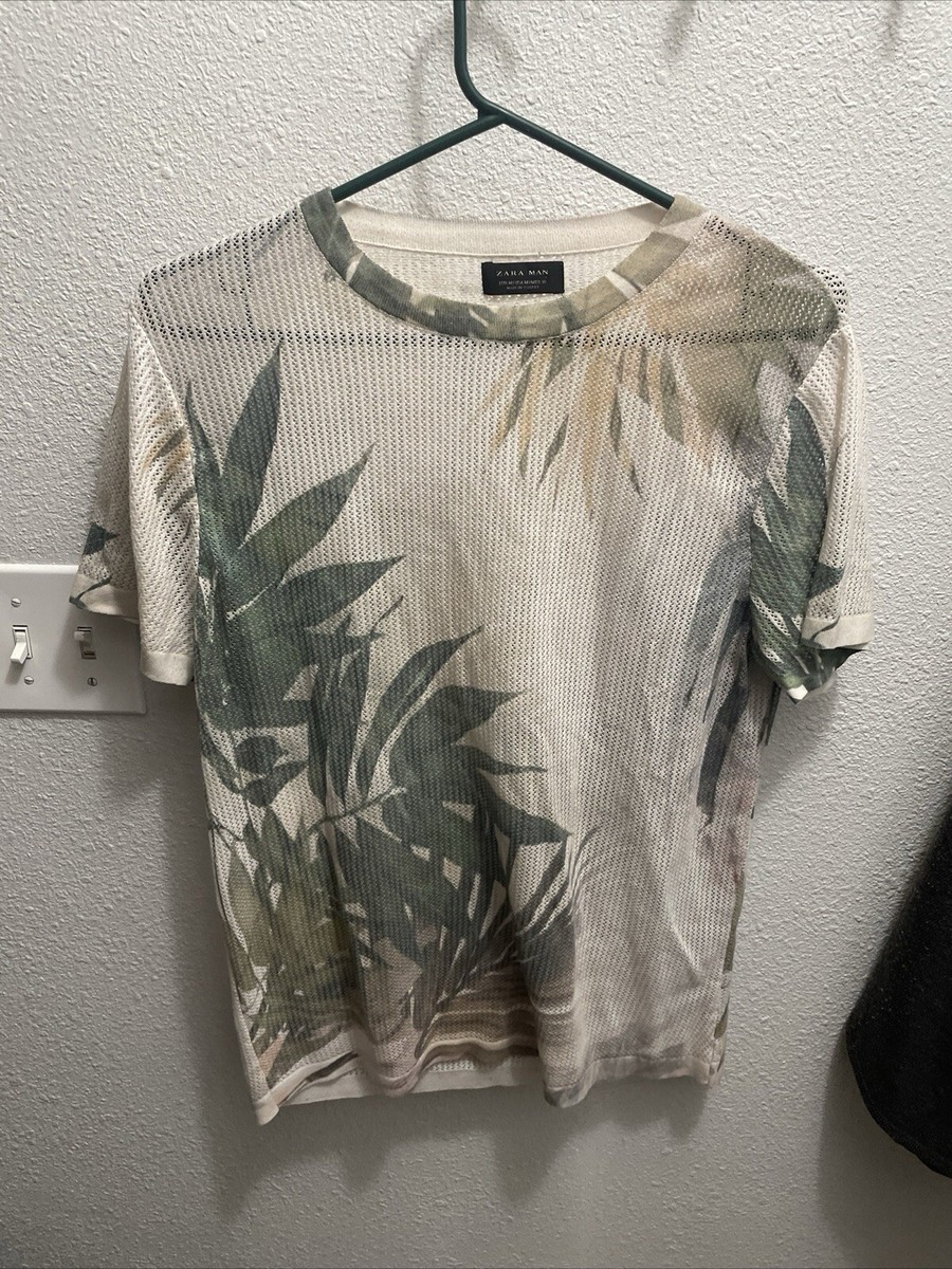 Zara Man Mesh Shirt - Mens Medium | eBay