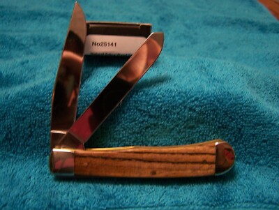 Case XX Natural Smooth Zebra Wood 7254 SS Trapper 25141 new 2024