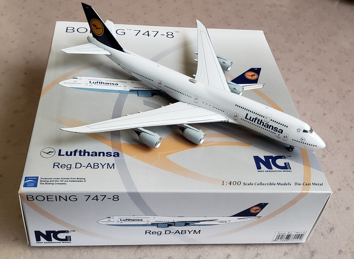 未開封　Lufthansa Boeing 747-8 モデル 1:250 Boeing 747-8 Collection – MTS Aviation Models
