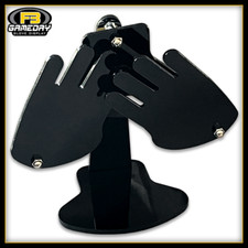 Football Gloves Display w/ Stand! Adjustable! "Floating" Receiver NCAA NFL