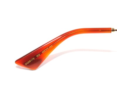 Gucci GG0817S 002 Gold Brown Sunglasses 0817 Gucci Women Sunglasses GG0817S 002 Gold/Brown Lens Authentic  main image 3