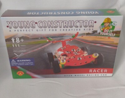  ️Alexander Toys Young Constructor Racer Open-Wheel Racing Car #1269 111pc.
