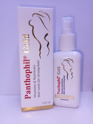 2X Panthophil Gold Tonic Vitamin Hair 150ml hair Loss prevention with vitamin B5 - Picture 3 of 12