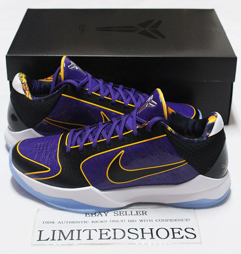 kobe protro 5 purple black gold