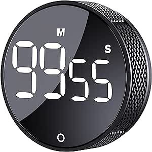 AVINIA Küchentimer Große LED Magnetischer Digitaler Countdown Countup Timer