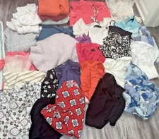 Huge lot 29 name brand clothing top  pant size small Loft J crew True religion