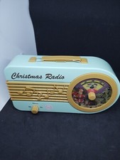 Good Condition Mr. Christmas North Pole Radio Holiday Decorations, Mint Color