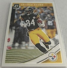 2018 Donruss Optic Football Antonio Brown Pittsburgh Steelers base card #85