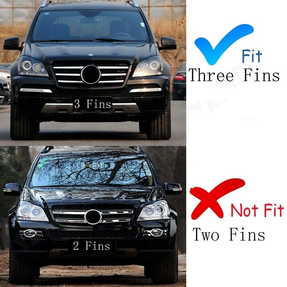 GL350 GL450 X166 Parrilla GT GTR Todo Negro Estilo 2013 2014 2015 2016 Nuevo Foto 2 de 4