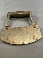 Pre Owned Antique Metal CF MFG CO Bread Knife Dough Rocker Blade 6313